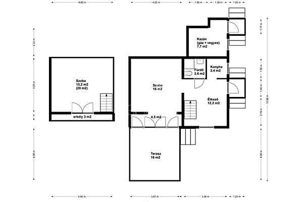 4 lakrészes ingatlan közel a, Velence 2. képe