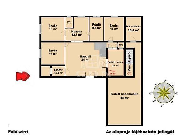 Hatalmas telek, modern ház,, Mende 2. képe