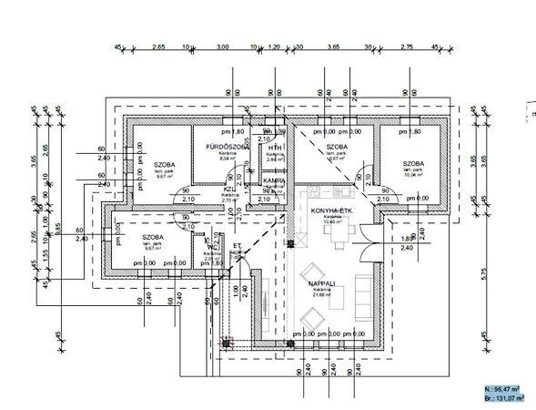 5-SZOBA, NAPELEMMEL KOMBINÁLHATÓ HŐSZIVATTYÚ, PADLÓFŰTÉS, NAGY, Ráckeve 2. képe
