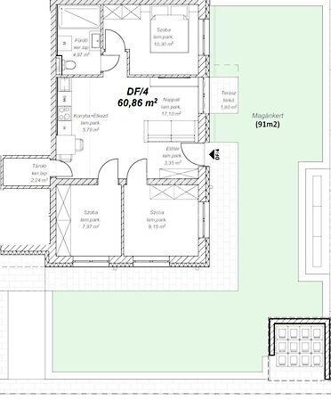 Mendei Lakópark, D. épület Fszt., Mende 2. képe