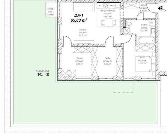 Mendei Lakópark, D. épület Fszt., Mende 2. képe