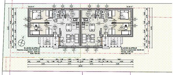 ÚJ ÉPÍTÉSŰ, Nettó 64nm, 3 szobás, 357nm, Dömsöd 2. képe