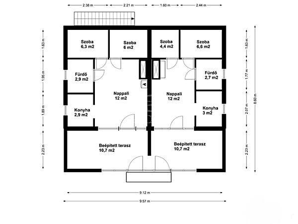Téliesített ikernyaraló, Gárdony 2. képe