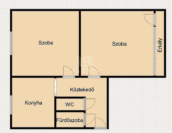 2 szoba, erkély, jó, Zalaegerszeg 2. képe