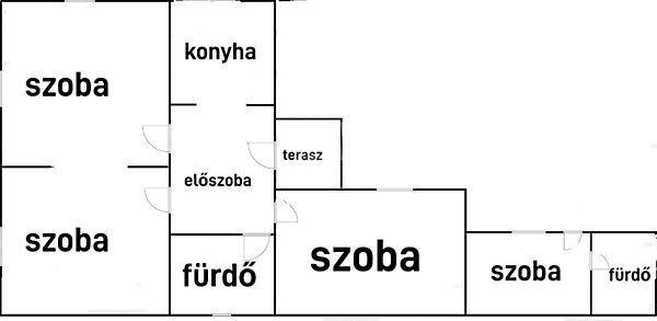 Belvárosi, felújított ház, Keszthely 2. képe