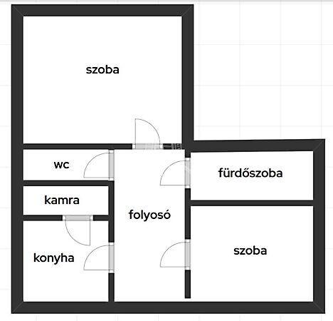 Belvárosközeli, tégla lakás garázzsal 40 millió, Zalaegerszeg 2. képe