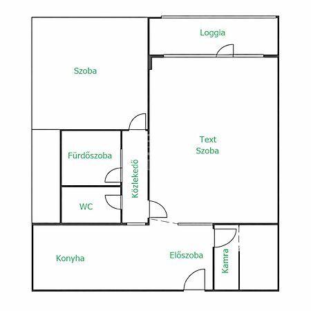 Zuglóban 2 szobás lakás, Budapest, XIV. kerület 2. képe